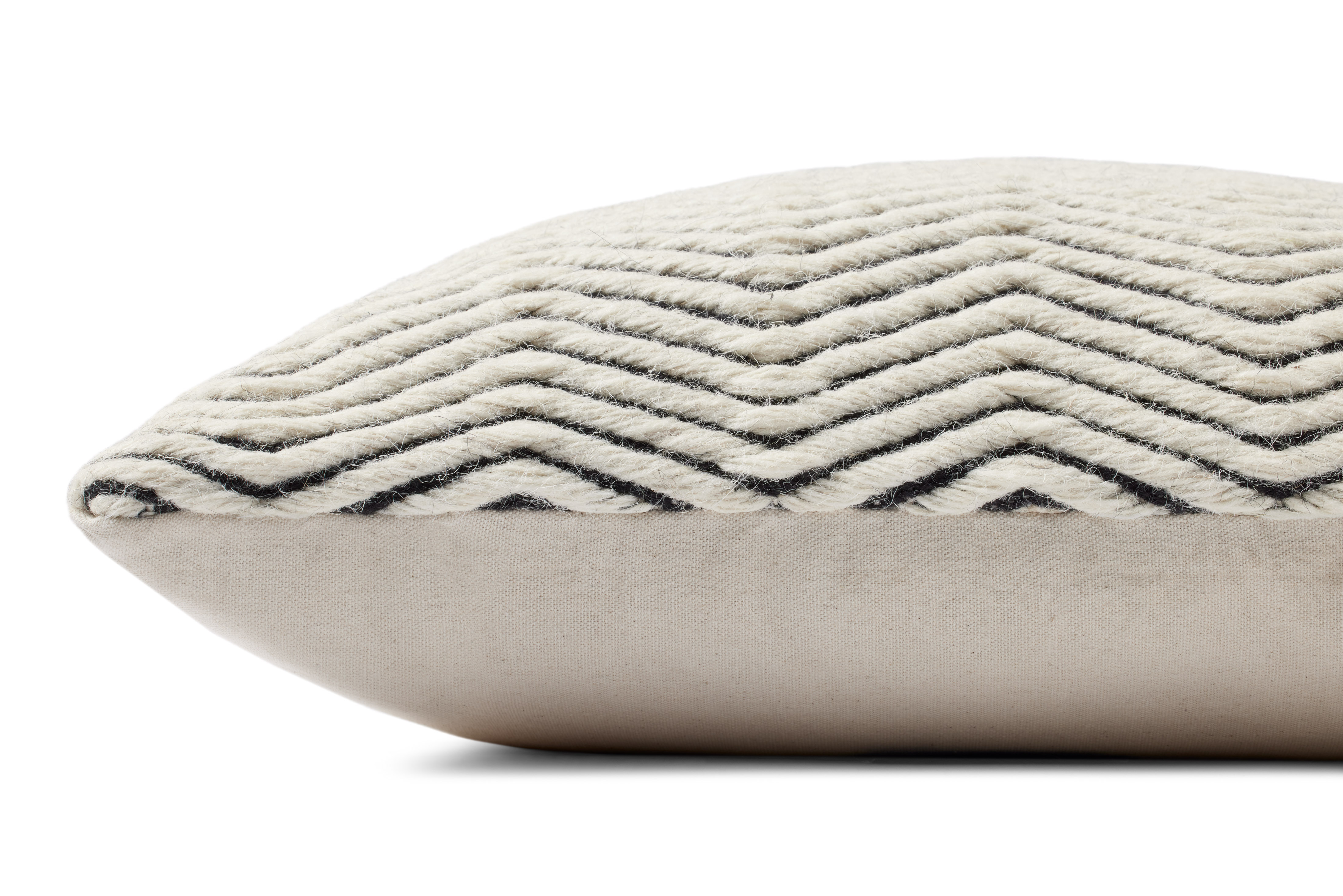 Loloi PL0120 Ivory 22'' x 22'' Decorative Pillow