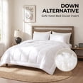 thumbnail image 4 of Comforter King Size, Down Alternative Cooling Comforter, Lightweight Duvet Insert, Bedding Blanket for All Seasons, with Corner Tabs, 104" x 90", 4 of 9