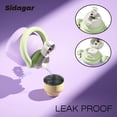thumbnail image 5 of Sidagar 22 oz Insulated Stainless Steel Water Bottle with Straw and Handle, Wide Mouth Leakproof Lid, Lavender Purple, 5 of 9