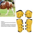 thumbnail image 4 of Bottes de Tendon de Cheval, Bottes de Tendon de Cheval Amortissant les Chocs avant de Cheval Réglable Bottes Arrière Bottes pour la Protection de la Compétition de Saut d'Amortisseur d'Équitation, 4 of 8