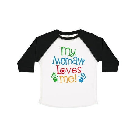 

Inktastic My Memaw Loves Me Gift Toddler Boy or Toddler Girl T-Shirt