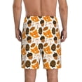 thumbnail image 5 of Cauagu Autumn Woodland Characters Print Pajama Bottoms for Men Sleep Pajama Shorts Elastic Waistband Sleep Pajama Short Men's PJ Shorts -X-Large, 5 of 6