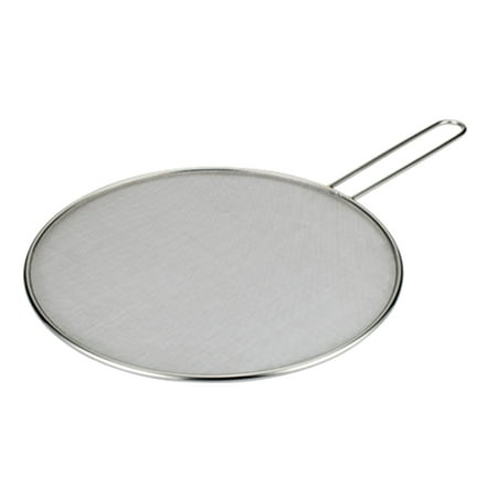 Splatter Screen for Frying Pan - Stops Almost 100% of Hot Oil Splash - Stainless Steel Grease Guard Shield and Catcher- Keeps Stove and Pans Clean & Prevents Burns When