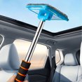 thumbnail image 4 of Telescopic Glass Cleaner, Aluminum Alloy Microfiber Car Window Washer, Retractable Car Windshield Cleaning Brush for  Driving, 4 of 7
