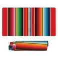 thumbnail image 2 of Balery Mexican Serape Blanket Stripes Mouse Pad ,15.8x29.5 In Large Gaming Mouse Pad Desk Mat Long Non-Slip Rubber Stitched Edges,Waterproof Mousepad Desk Mat For Gamer Office Home, 2 of 9