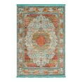 thumbnail image 3 of Unique Loom Baracoa Collection Area Rug - Malecon (7' 1" x 10' Rectangle Light Blue/Orange), 3 of 7