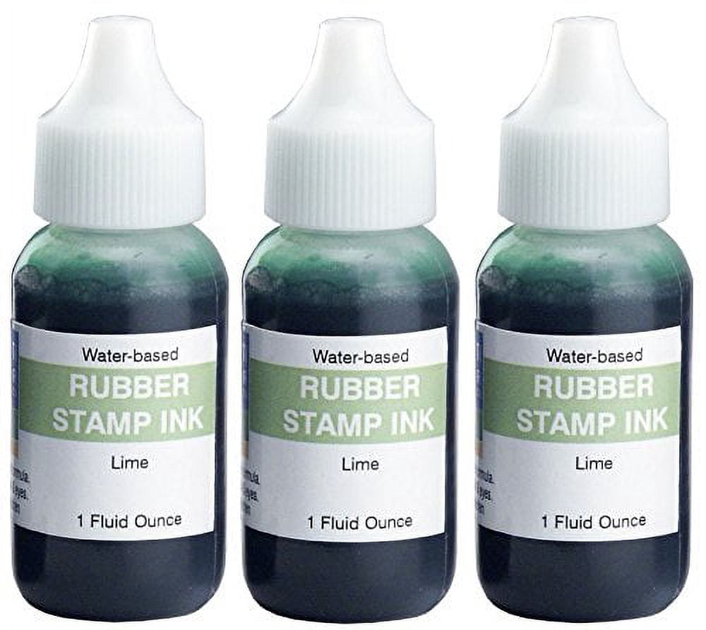 Infusion 8" x 12" Extra Large Industrial Stamp Ink Pad, Your Go to Large Stamp Ink Pad for Bright Color, Even Coverage and Durability, Lime Stamp Pad