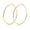 Gold-60mm, variant on VEEDOFA Gold Plated Hoop Earrings for Women, 14K Gold Plated, Lightweight Hypoallergenic Earrings 40mm