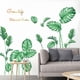thumbnail image 1 of Pegatinas de pared con plantas tropicales, hojas de palmera verdes, decoración de pared para sala de estar, dormitorio, oficina, papel adhesivo creativo para pared para decoración del hogar, 1 of 5