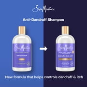 SheaMoisture Anti-Dandruff Shampoo For Removing Buildup Apple Cider Vinegar & Salicylic Acid System for a Healthier Scalp, 13 fl oz