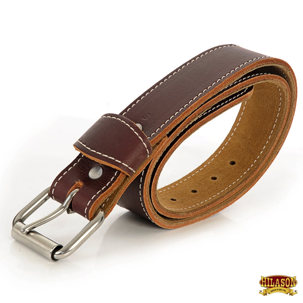 thick leather work belt