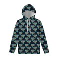 thumbnail image 3 of Sudadera con capucha con estampado 3D de elefante y tótem étnico retro para hombre y mujer, jersey con gráficos de animales de estilo Harajuku, ropa de calle informal, 3 of 5