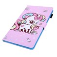 thumbnail image 4 of Slim Case for All-New Amazon Fire HD 8 2020/HD 8 Plus Tablet (10th Generation - 2020 Release) - Allytech Protective PU Leather Multi-Angle Stand Auto Sleep/Wake Flip Cover Case,Candy Unicorn, 4 of 7