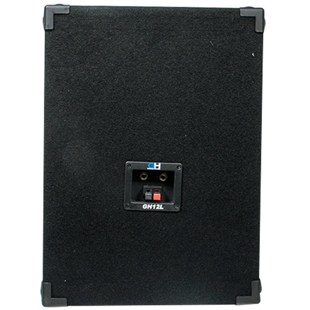 GH12L - Pair of Passive 12 Inch 2-Way PA/DJ Loudspeaker Cabinets - 700 Watt Full Range PA/DJ Band Live Sound Speakers