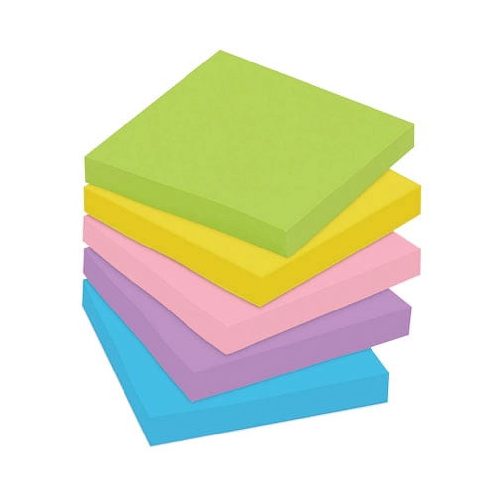 Original Pads in Floral Fantasy Collection Colors, Cabinet Pack, 3" x 3", 100 Sheets/Pad, 18 Pads/Pack | Bundle of 10 Packs