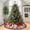 A, variant on CISIL - Snowflake pine berries Christmas Tree Skirt,Merry Christmas Tree Skirt Collar, Soft Farmhouse Xmas Holiday Decoration Decorations Gifts Funny Home Decor A -60CM