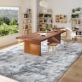 thumbnail image 5 of Janvonne 6x9 Fluffy Shag Area Rug, Ultra Soft Plush Fuzzy Shaggy Non-Slip Carpet for Living Room Bedroom Kids Girls Room Nursery, Cozy Indoor Home Decor, Tie-dye Silver Grey, 5 of 8
