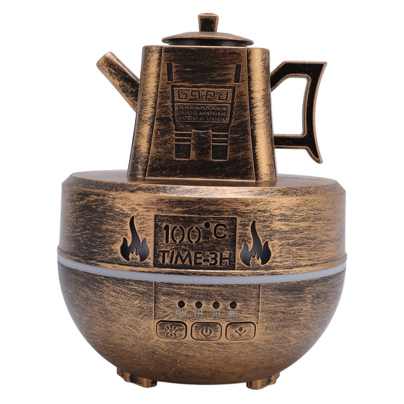 BIMZUC Teapot Shape Ultrasonic Essential Oil Diffuser, 140ml Colorful Aromatherapy Mist Humidifier for Desktop Decoration (5.5 x 4.7 inches / 14 x 12 cm)