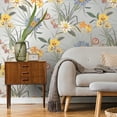 thumbnail image 3 of Fine Decor Calista Light Blue Tropical Floral Wallpaper, 3 of 4