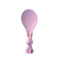 thumbnail image 5 of Cuchara de paleta de arroz antiadherente para cocina, pala con forma de conejo de pie, cuchara para cenar, juego de 3 uds.-azul, rosa, verde, 5 of 5