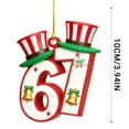 thumbnail image 7 of WKSCLPAI Christmas 67 Ornament for Christmas Tree Decorations, Funny Six Seven Meme Christmas Gingerbread Ornaments 2025, Christmas 67 Ornaments Gift for Teen & Humor Friends, 7 of 7