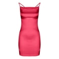thumbnail image 3 of Wycnly Formal Dresses for Women Party Club Sexy Slim Backless Spaghetti Strap Mini Dresses Sleeveless V-Neck Solid 2024 Summer Short Dress Hot Pink l, 3 of 5