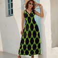 thumbnail image 5 of National Flag Jamaica Dress Fashion Boho Beach Long Dresses Female Party Printed Maxi Dress, 5 of 9