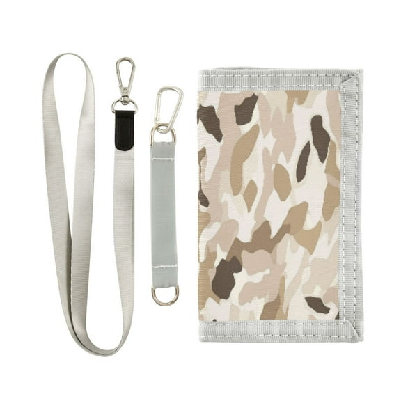 Men's and Women's Wallets Stylish and Functional Wallet Novelty Wallets Perfect Gift for All Occasions Soft Beige Leopard Print