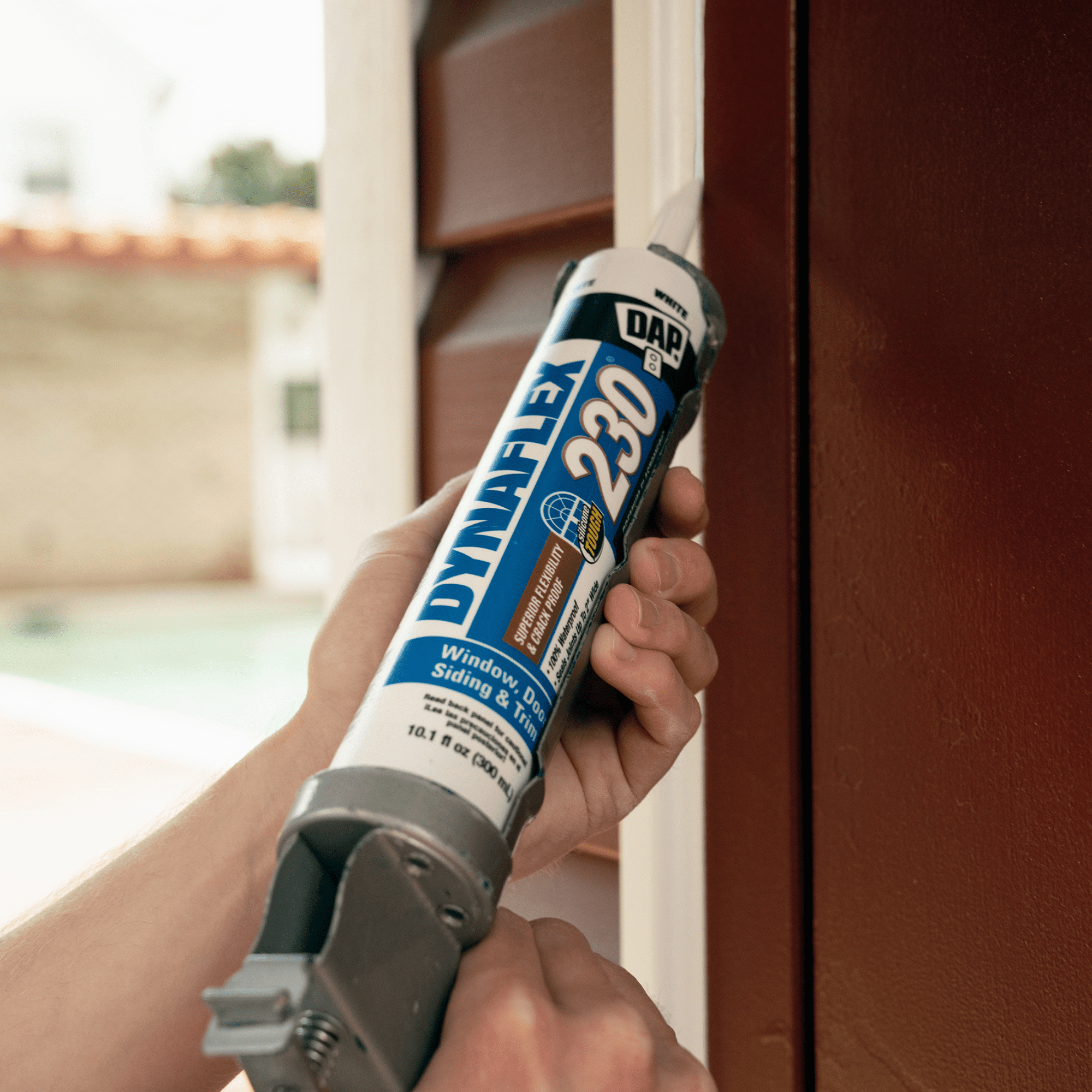 (6 pack) DAP Dynaflex 230 10.1 oz Clear Premium Sealant Caulk