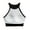 Black, variant on Ribbed Knit Tank Tops for Women Halter High Neck Seamless Cute Crop Top Basic Sleeveless Workout Athletic Yoga Shirts