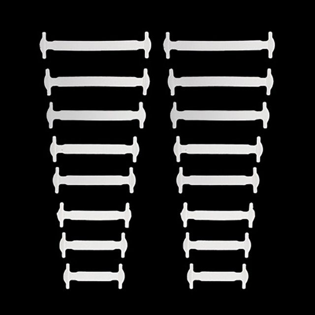 Worallymy cordones elásticos perezosos para adultos sin atar cordones de silicona para atar gratis cordones fáciles para zapatos 16 unids/par Worallymy JD720007590