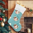 thumbnail image 5 of GZHJMY Cow Print Christmas Stocking, Personalized Large Candy Stocking Hanging Gift, Xmas Stockings Decoration for Family Holiday Party Ornaments Decor Fireplace, 5 of 7