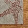 thumbnail image 4 of Ox Bay Carmindy 7'9" x 9'5" Red Starfish Indoor/Outdoor Area Rug, 4 of 9