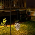 thumbnail image 6 of Cheers US Hanging Solar Lights Solar Lantern LED Garden Lights Metal Lamp Waterproof for Outdoor Hanging Decor, 6 of 7