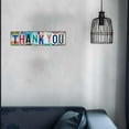 thumbnail image 5 of Vintage Thank You Tin Metal Signs License Plate Street Sign for Decoration Wedding Party Home Wall Decor Thank You Gift Thankful Sign 16 x 4 Inches, 5 of 5