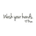 thumbnail image 2 of MORESEC Wash Hands Wall StickerVinyl Art Mural Decal for Home Decor, Non-toxic Environmental Protection Material, Easy to Apply Wash Your Hands Wall Sticker for Bathroom Kitchen, 2 of 8