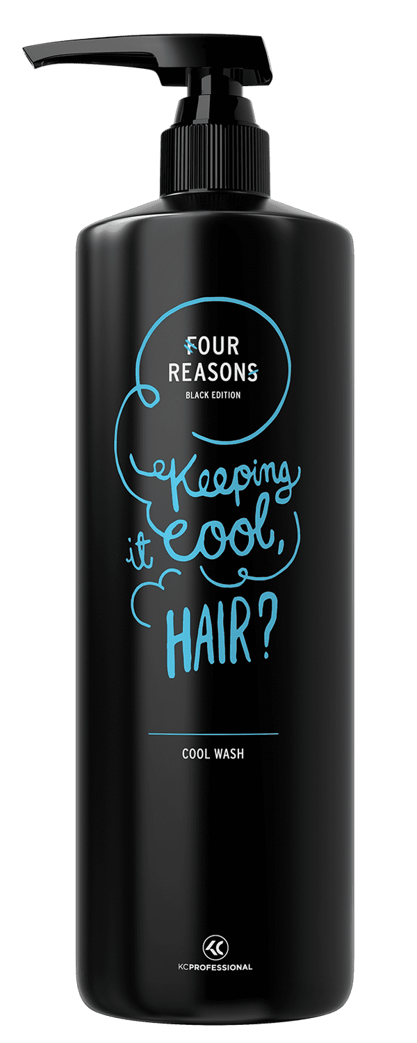 Four Reasons Black Edition Cool Wash Liter Refreshing Keratin Shampoo
