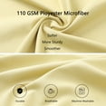thumbnail image 4 of PiccoCasa Brushed Microfiber Pillowcase Body Pillow Pillowcase, King Light Tan, 4 of 8
