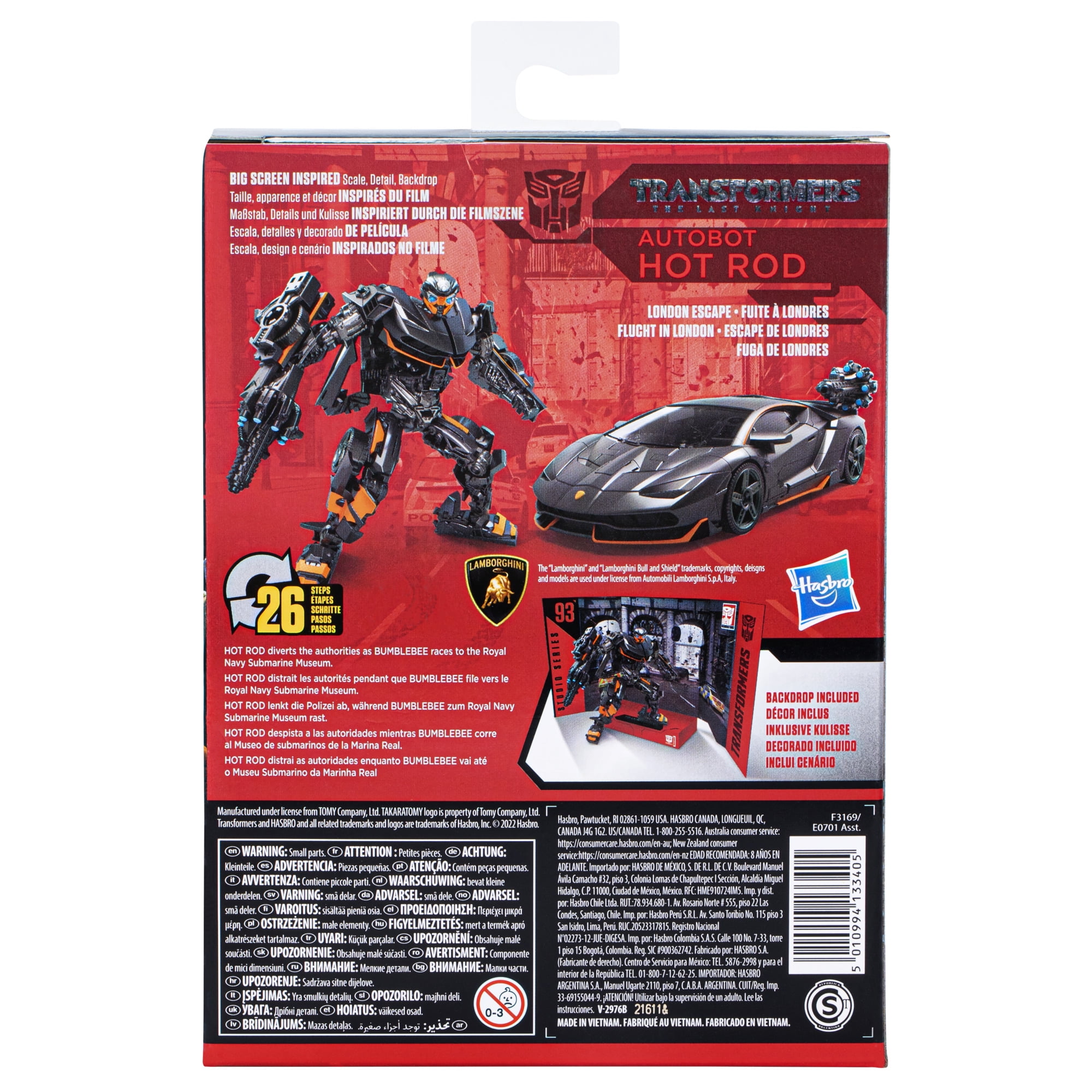 Transformers Deluxe Class Studio Series 93 Autobot Hot Rod Action