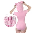 thumbnail image 2 of Littleforbig Cotton Romper Onesie Pajamas Bodysuit - Teddy Bear Onesie Pink X-Small, 2 of 7