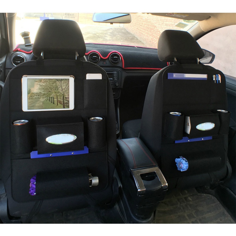 Auto Car Seat Back Multi-Pocket Storage Bag Organizer Holder Accessory