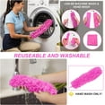 thumbnail image 3 of 15PCS Duster Set for Cleaning, Extendable Air Dusters with 30-100" Extension Pole, Microfiber Washable Dusters for Ceiling Fans, Furniture, Cobwebs, Pink, 3 of 9