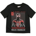 thumbnail image 4 of Marvel Spider-Man Peter Parker Miles Morales Boys 3-Piece Set - Short Sleeve T-Shirt, Shorts, & Jogger Pants 3-Pack Bundle (Sizes 2T-12), 4 of 12