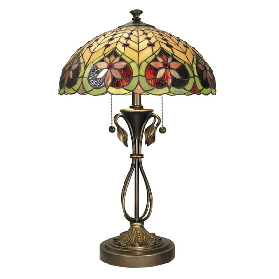 Leilani Metal Table Lamp in Antique Brass Finish
