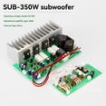 thumbnail image 2 of Placa Amplificadora de Subwoofer de 350 W, Placa Amplificadora de Subwoofer Mono de Alta Potencia, Altavoz de Subwoofer DIY para Altavoz de 10 A 12 Pulgadas, 2 of 5