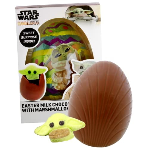Baby Yoda Star Wars Milk Chocolate Egg, Marshmallow Treat, Easter