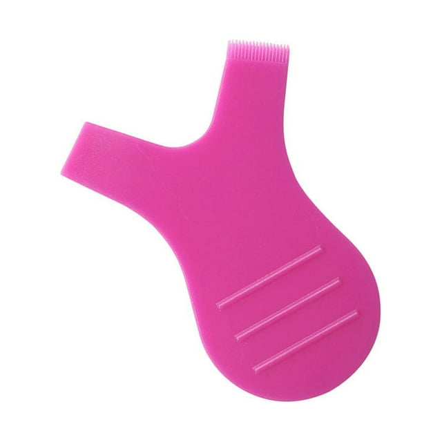 Soidarity 10 Piezas Cepillo de Extensión de Pestañas Levantamiento de Pestañas en forma de Y Mini Maquillaje Colorido Suministros de Cejas Pinceles de maquillaje y herramientas rosa