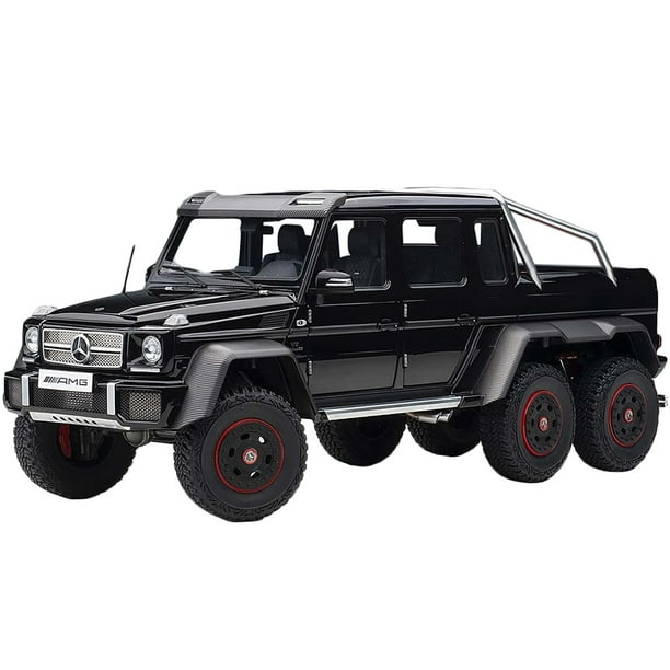 Mercedes Benz G63 Amg 6x6 Gloss Black With Carbon Accents 1 18 Model Car By Autoart Walmart Com Walmart Com