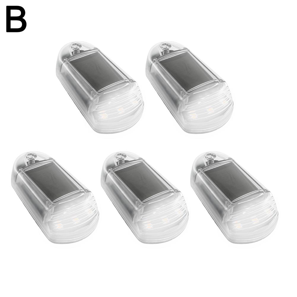 5 Lumières De Cabine Solaires Pour Camion - 7 Couleurs, étanche IP67, Détection Automatique, Sans Fil