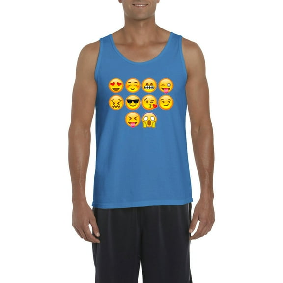 Artix - Men's Tank Top for Men, up to Men Size 3XL - Emoji Entourage